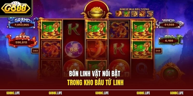 Bốn linh vật nổi bật trong Kho Báu Tứ Linh